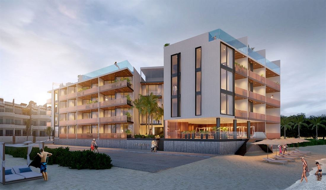 Lujosos Condominios frente al mar en Playa del Carmen en venta
